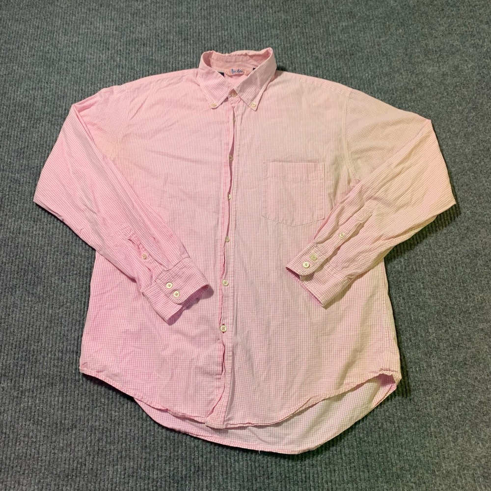 Boden Shirt Mens Large Pink Button Down Cotton Pocket‎ Formal Wedding Portugal